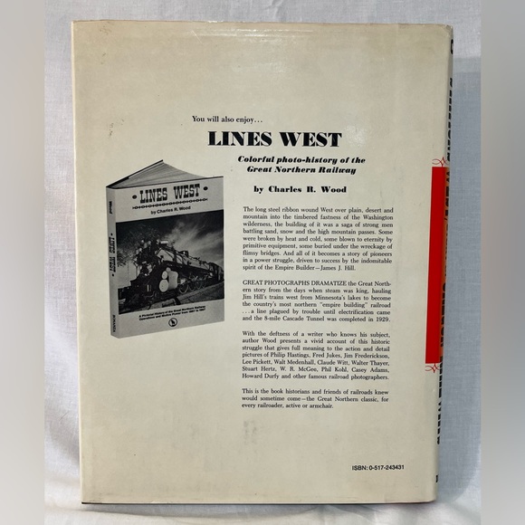 1978 Hardcover Book. Stations West, the Story of the Oregon Railways. Good cond. - Picture 2 of 6